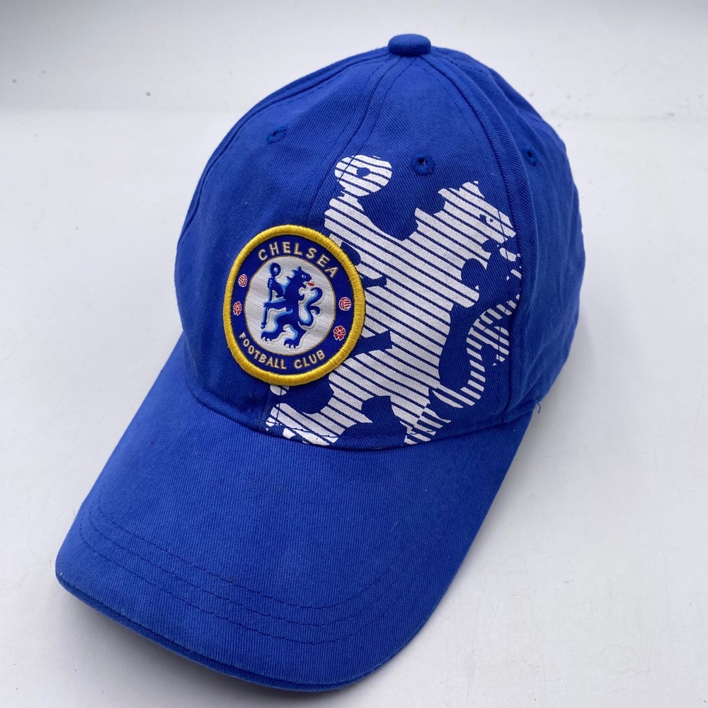 CHELSEA FC Official Licensed Product Baseball Cap OSFA Blue Lion Graphic Soccer